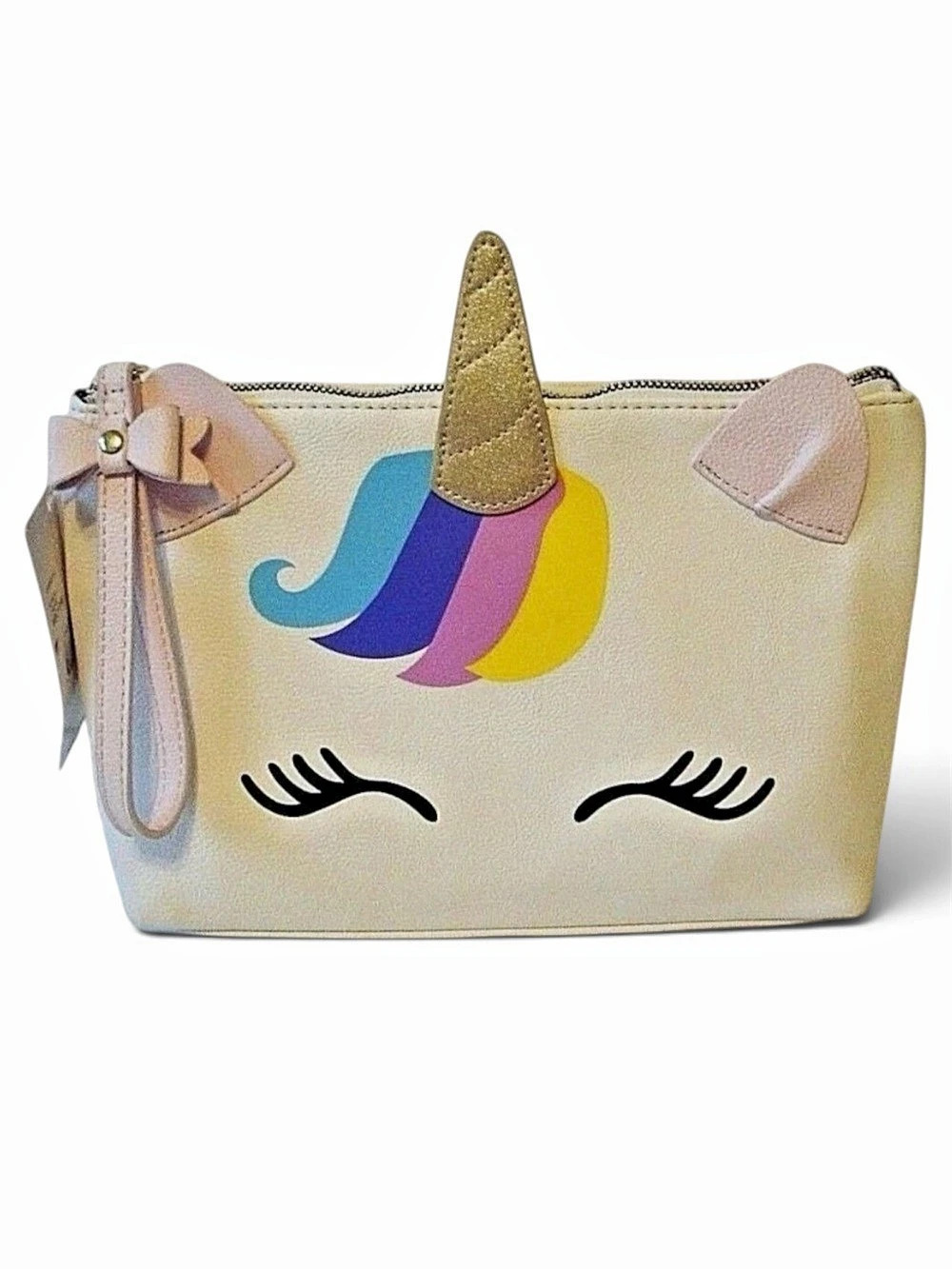 Betsey Johnson Unicorn Cosmetic Pouch Wristlet NWT